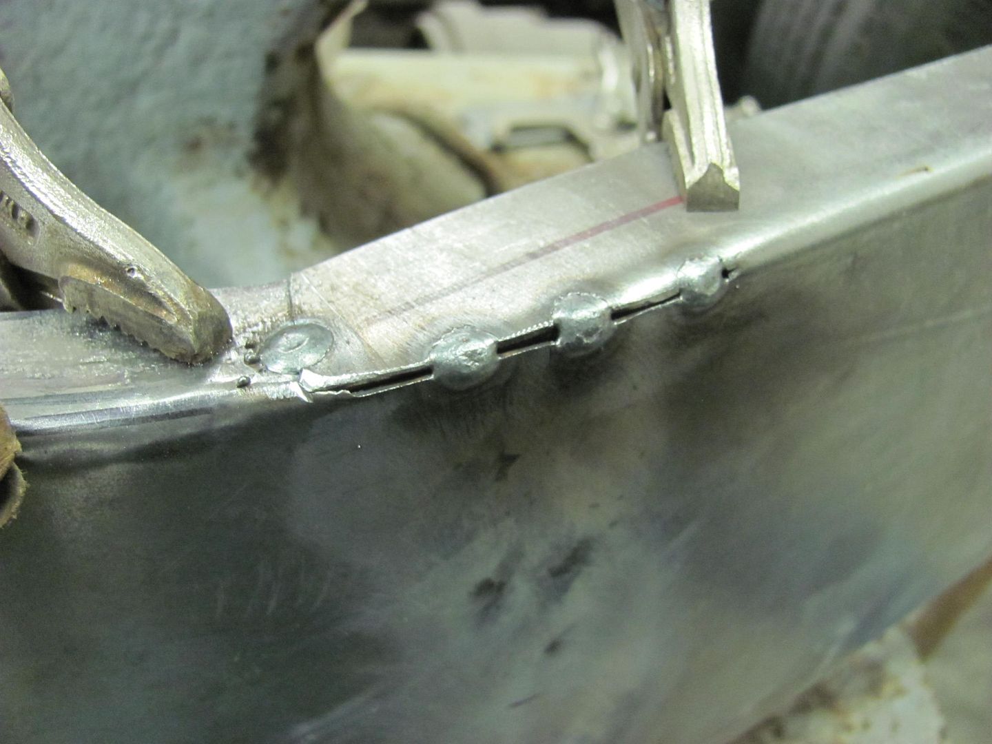 M10 Weld Nut Copper Welding Backer